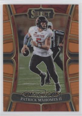 2023 Panini Select Draft Picks - [Base] - Orange Prizm #26 - Concourse - Patrick Mahomes II /49