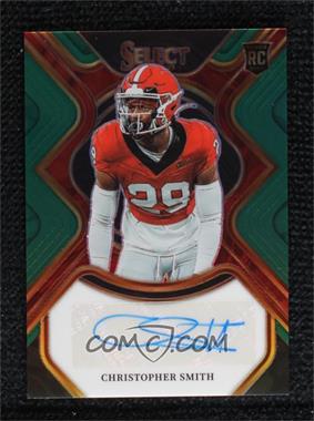 2023 Panini Select Draft Picks - Rookie Signatures - Green Prizm #RS-CHS - Christopher Smith /5