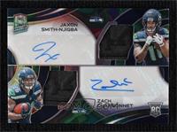 Jaxon Smith-Njigba , Zach Charbonnet #/4