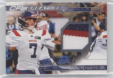2023 Upper Deck CFL - CFL Greatness - Game Patch #CG-TH - Trevor Harris /35