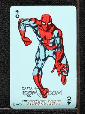 1967 Kool Pops Game Cards - [Base] #4C - Captain Action as The Spider-Man