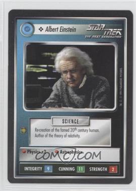 1994 Star Trek CCG: 1st Edition Premiere - [Base] - Black Border #_ALEI - Albert Einstein