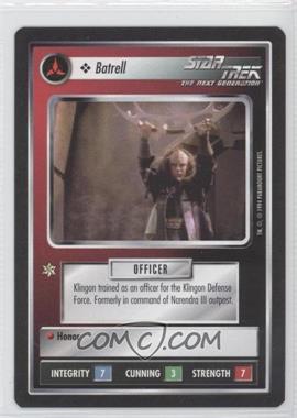 1994 Star Trek CCG: 1st Edition Premiere - [Base] - Black Border #_BATR - Batrell