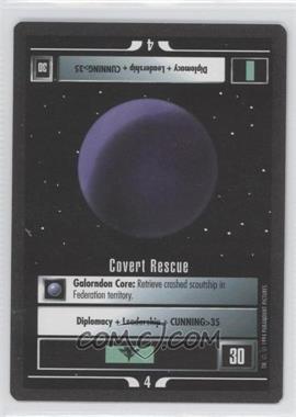 1994 Star Trek CCG: 1st Edition Premiere - [Base] - Black Border #_CORE - Covert Rescue