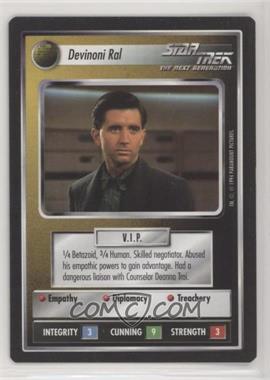 1994 Star Trek CCG: 1st Edition Premiere - [Base] - Black Border #_DERA - Devinonli Ral