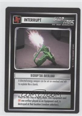 1994 Star Trek CCG: 1st Edition Premiere - [Base] - Black Border #_DIOV - Disruptor Overload