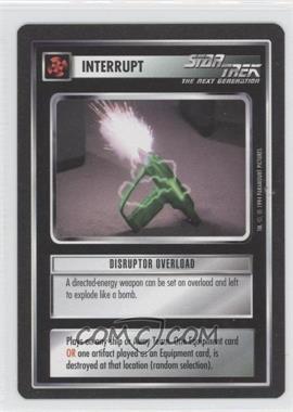 1994 Star Trek CCG: 1st Edition Premiere - [Base] - Black Border #_DIOV - Disruptor Overload