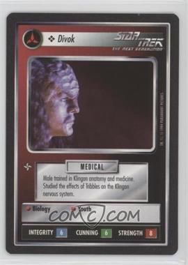 1994 Star Trek CCG: 1st Edition Premiere - [Base] - Black Border #_DIVO - Divok