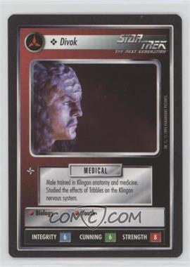 1994 Star Trek CCG: 1st Edition Premiere - [Base] - Black Border #_DIVO - Divok