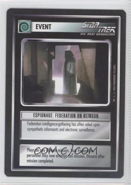 1994 Star Trek CCG: 1st Edition Premiere - [Base] - Black Border #_ESFK - Espionage: Federation on Klingon