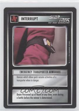 1994 Star Trek CCG: 1st Edition Premiere - [Base] - Black Border #_ETAR - Emergency Transporter Armbands