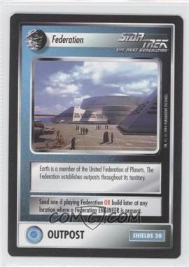 1994 Star Trek CCG: 1st Edition Premiere - [Base] - Black Border #_FEDE - Federation