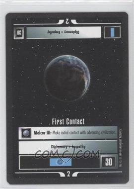1994 Star Trek CCG: 1st Edition Premiere - [Base] - Black Border #_FICO - First Contact