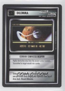1994 Star Trek CCG: 1st Edition Premiere - [Base] - Black Border #_ICWE - Iconian Computer Weapon
