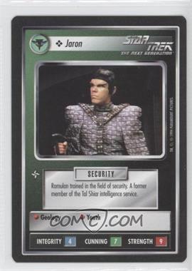 1994 Star Trek CCG: 1st Edition Premiere - [Base] - Black Border #_JARO - Jaron