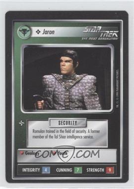 1994 Star Trek CCG: 1st Edition Premiere - [Base] - Black Border #_JARO - Jaron