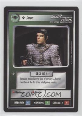 1994 Star Trek CCG: 1st Edition Premiere - [Base] - Black Border #_JARO - Jaron