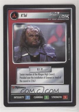 1994 Star Trek CCG: 1st Edition Premiere - [Base] - Black Border #_KTAL - K'Tal