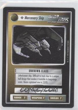 1994 Star Trek CCG: 1st Edition Premiere - [Base] - Black Border #_MERSH - Mercenary Ship
