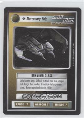 1994 Star Trek CCG: 1st Edition Premiere - [Base] - Black Border #_MERSH - Mercenary Ship