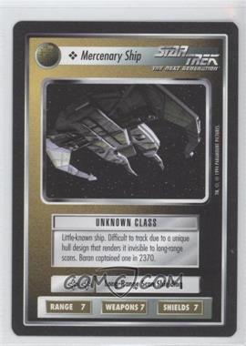 1994 Star Trek CCG: 1st Edition Premiere - [Base] - Black Border #_MERSH - Mercenary Ship