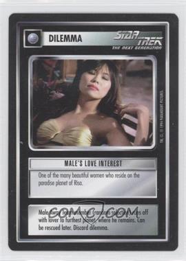 1994 Star Trek CCG: 1st Edition Premiere - [Base] - Black Border #_MLIN - Male's Love Interest