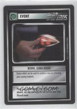 1994 Star Trek CCG: 1st Edition Premiere - [Base] - Black Border #_NSDE - Neural Servo Device