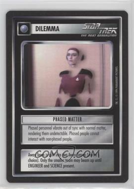 1994 Star Trek CCG: 1st Edition Premiere - [Base] - Black Border #_PHMA - Phased Matter