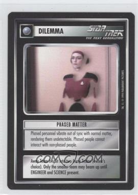 1994 Star Trek CCG: 1st Edition Premiere - [Base] - Black Border #_PHMA - Phased Matter