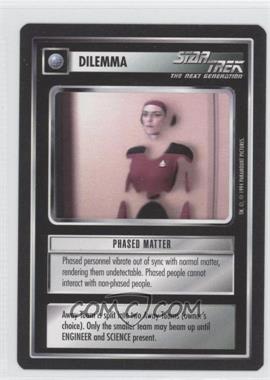 1994 Star Trek CCG: 1st Edition Premiere - [Base] - Black Border #_PHMA - Phased Matter