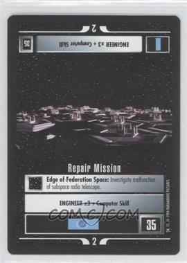 1994 Star Trek CCG: 1st Edition Premiere - [Base] - Black Border #_REPMI - Repair Mission