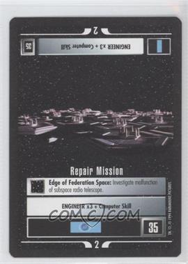 1994 Star Trek CCG: 1st Edition Premiere - [Base] - Black Border #_REPMI - Repair Mission