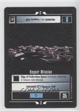 1994 Star Trek CCG: 1st Edition Premiere - [Base] - Black Border #_REPMI - Repair Mission