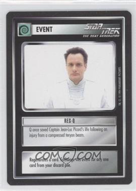 1994 Star Trek CCG: 1st Edition Premiere - [Base] - Black Border #_RESQ - Res-Q