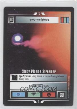 1994 Star Trek CCG: 1st Edition Premiere - [Base] - Black Border #_SPST - Study Plasma Streamer