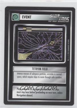 1994 Star Trek CCG: 1st Edition Premiere - [Base] - Black Border #_TEFI - Tetryon Field