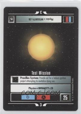 1994 Star Trek CCG: 1st Edition Premiere - [Base] - Black Border #_TEMI - Test Mission