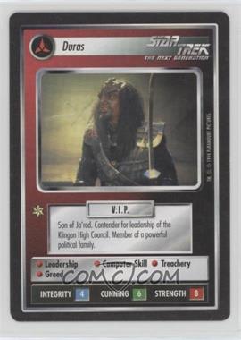 1994 Star Trek CCG: 1st Edition Premiere - [Base] - Black Border #DURA - Duras