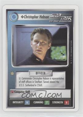 1994 Star Trek CCG: 1st Edition Premiere - [Base] - White Border #_CHHO - Christopher Hobson