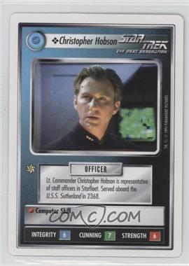 1994 Star Trek CCG: 1st Edition Premiere - [Base] - White Border #_CHHO - Christopher Hobson