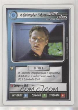 1994 Star Trek CCG: 1st Edition Premiere - [Base] - White Border #_CHHO - Christopher Hobson