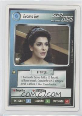 1994 Star Trek CCG: 1st Edition Premiere - [Base] - White Border #_DETR - Deanna Troi