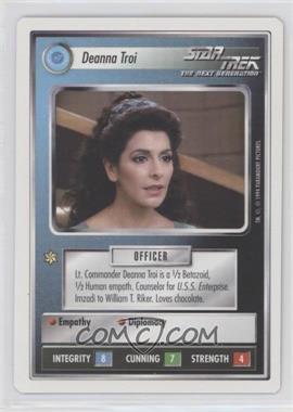 1994 Star Trek CCG: 1st Edition Premiere - [Base] - White Border #_DETR - Deanna Troi