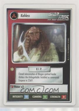 1994 Star Trek CCG: 1st Edition Premiere - [Base] - White Border #_KAHL - Kahless