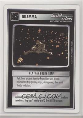 1994 Star Trek CCG: 1st Edition Premiere - [Base] - White Border #_MBTR - Menthar Booby Trap