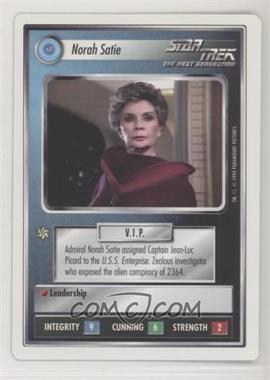 1994 Star Trek CCG: 1st Edition Premiere - [Base] - White Border #_NOSA - Norah Satie