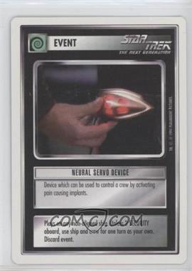 1994 Star Trek CCG: 1st Edition Premiere - [Base] - White Border #_NSDE - Neural Servo Device