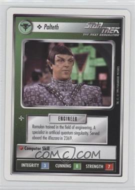 1994 Star Trek CCG: 1st Edition Premiere - [Base] - White Border #_PALT - Palteth