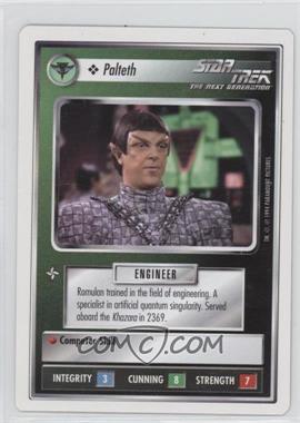 1994 Star Trek CCG: 1st Edition Premiere - [Base] - White Border #_PALT - Palteth