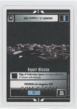 1994 Star Trek CCG: 1st Edition Premiere - [Base] - White Border #_REPMI - Repair Mission